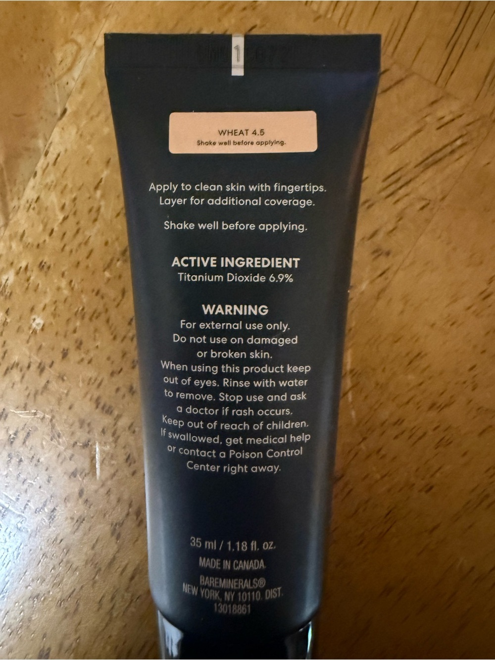 bareMinerals Complexion Rescue Tinted Moisturizer matte -wheat 4.5 sealed in box - Picture 3 of 4